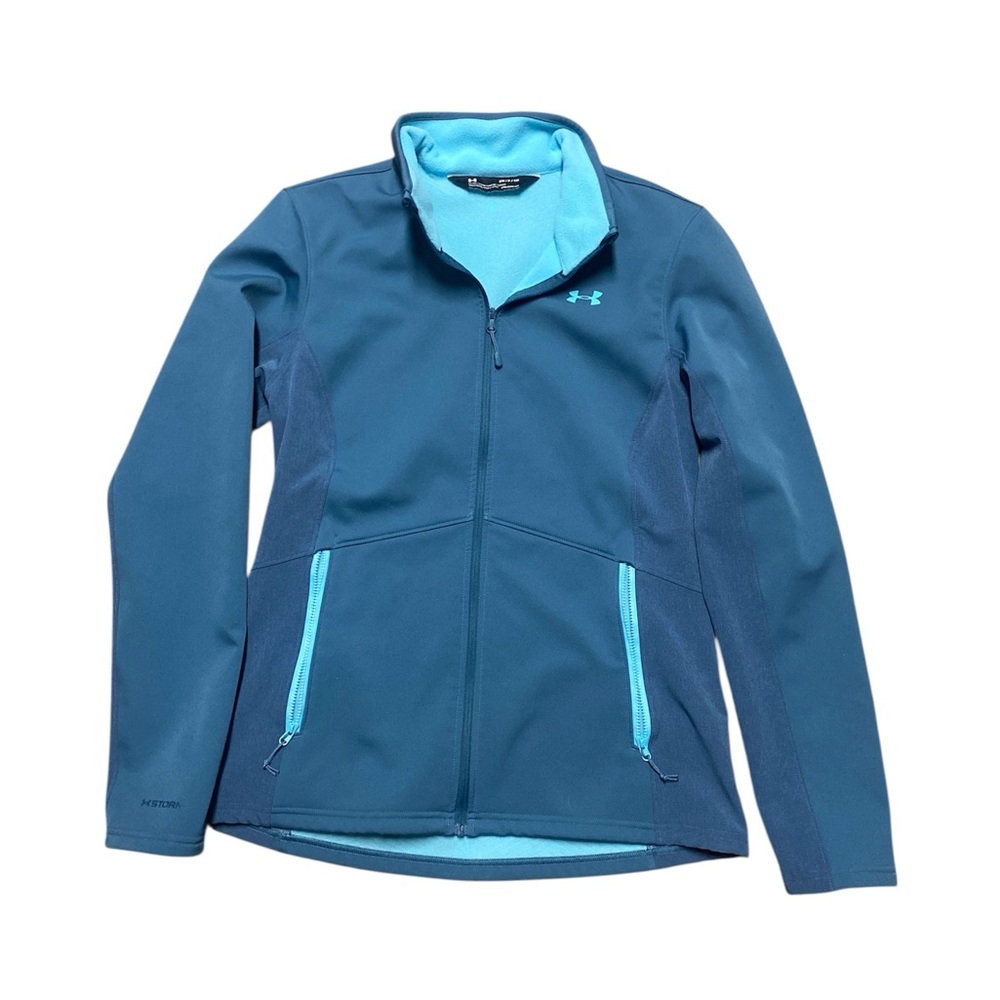 Under Armour Women's Blue ColdGear Infrared Shield Fitted Jacket